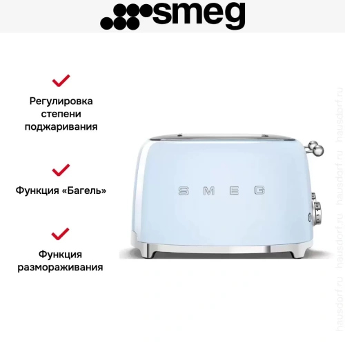 Тостер Smeg TSF03PBEU фото 7