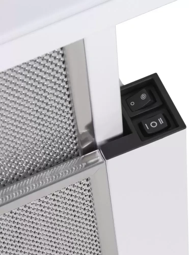 Встраиваемая кухонная вытяжка MAUNFELD VS Fast Glass 60 белый фото 9