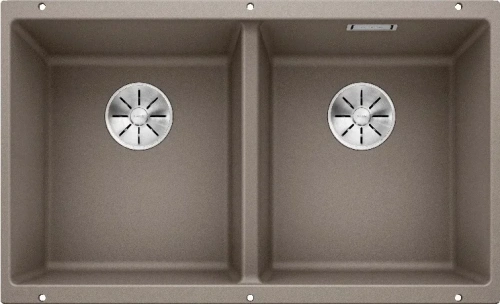 Мойка BLANCO SUBLINE 350/350-U Silgranit серый беж