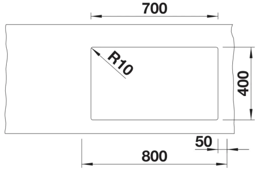 Мойка BLANCO SUBLINE 700-U Level Silgranit черный фото 4