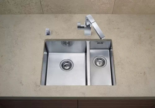 Мойка Blanco Claron 340/180-U чаша справа нержавеющая сталь фото 2