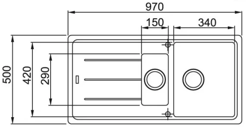 Мойка Franke BFG 651 миндаль фото 2