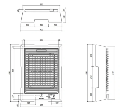 Электрический гриль Barazza Thalas 1PTFBQ фото 4