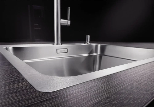 Мойка BLANCO ETAGON 500-IF/A нержавеющая сталь, клапан-автомат фото 8