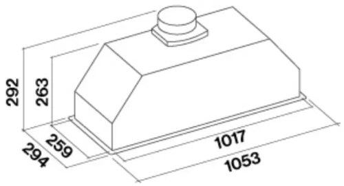 Встраиваемая вытяжка Falmec GRUPPO INCASSO PLUS 105 IX фото 5