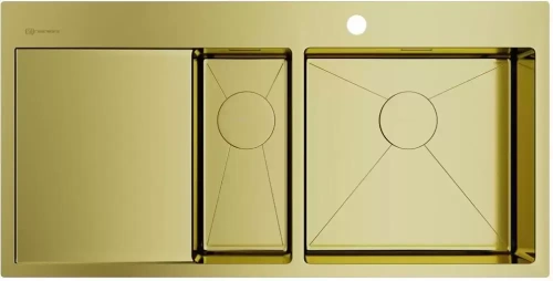 Мойка Omoikiri AKISAME 100-2 LG-R крыло слева