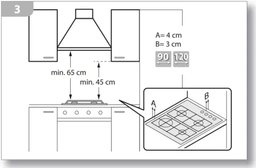 Газовая варочная панель Barazza 1PLE3D фото 4