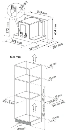 Встраиваемая кофемашина De Dietrich DKD4810N фото 8