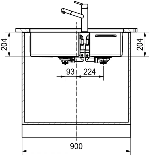 Мойка Franke BWX 120-41-27 сталь фото 5