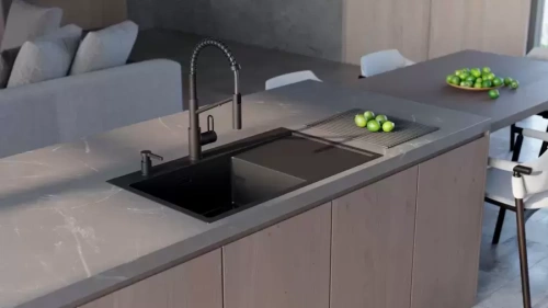 Мойка Omoikiri AKISAME 86 SIDE GB-R фото 4