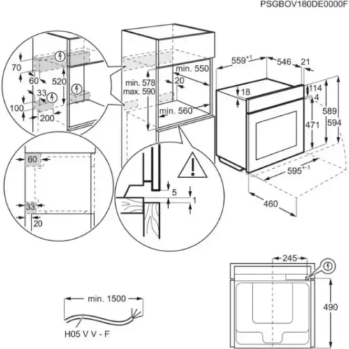 Духовой шкаф AEG BPK748380B фото 9