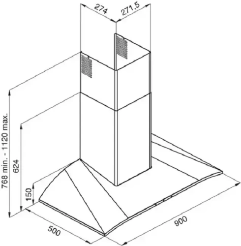 Вытяжка De Dietrich DHD 556 XE 1 фото 4