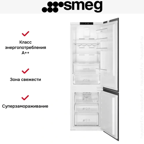 Встраиваемый холодильник Smeg C8175TNE фото 9