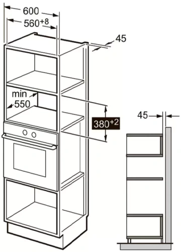 Встраиваемая микроволновая печь Kuppersberg HMW 650 BL фото 6
