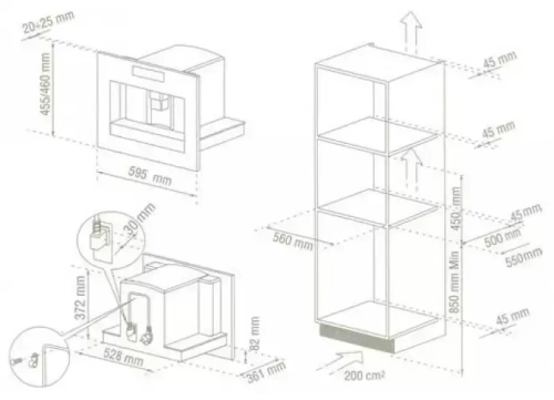 Кофемашина De Dietrich DED 1140 X фото 2
