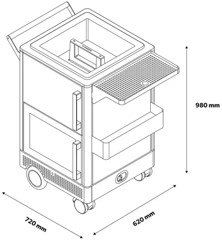 Мобильный бар с винным шкафом Dometic MoBar 300 S фото 9