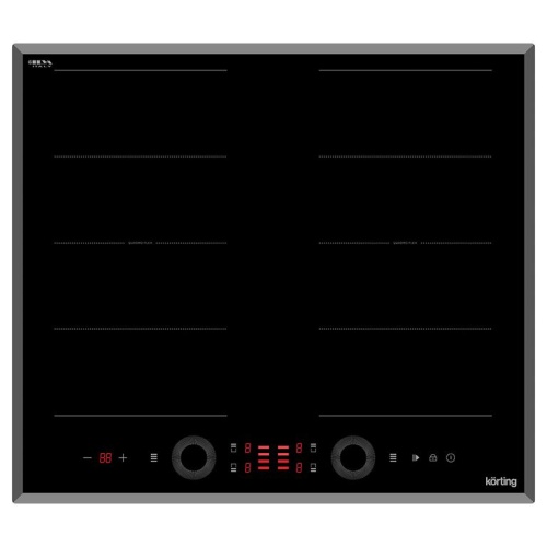 Индукционная варочная панель Korting HIB 68700 B Quadro Индукционная варочная панель Korting HIB 68700 B Quadro