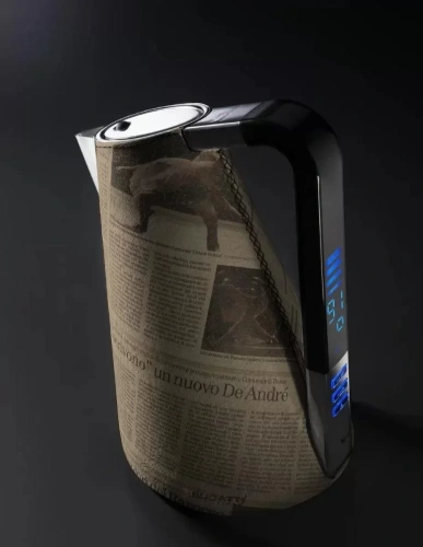 Электрочайник Bugatti Kettle VERA Leather Newspaper фото 2