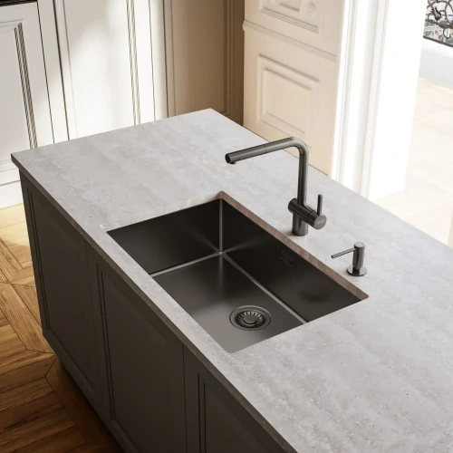 Смеситель Franke Atlas Neo сталь PVD антрацит фото 4