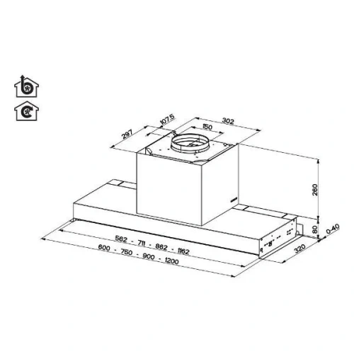 Вытяжка Faber IN-NOVA ZERO DRIP PLUS A75 фото 8