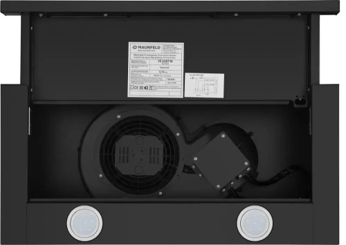 Встраиваемая кухонная вытяжка MAUNFELD VS Light 50 черный фото 4