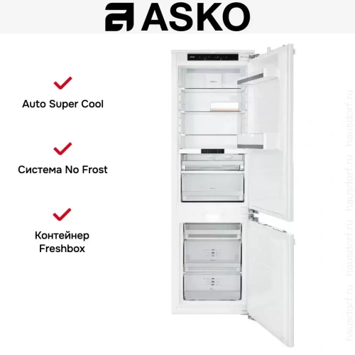 Встраиваемый комбинированный холодильник Asko RFN31842I фото 5