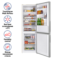 Холодильник MAUNFELD MFF185NFBG