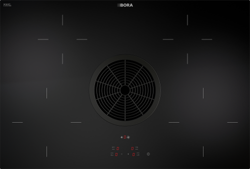 Cтеклокерамическая варочная панель Hyper с встроенной вытяжкой (рециркуляция) BORA BHU Cтеклокерамическая варочная панель Hyper с встроенной вытяжкой (рециркуляция) BORA BHU