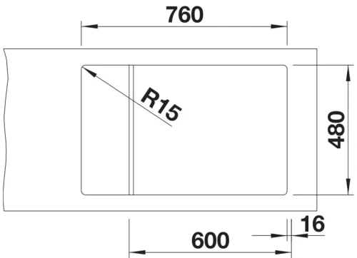 Мойка BLANCO ELON XL 6 S мягкий белый, клапан-автомат фото 3
