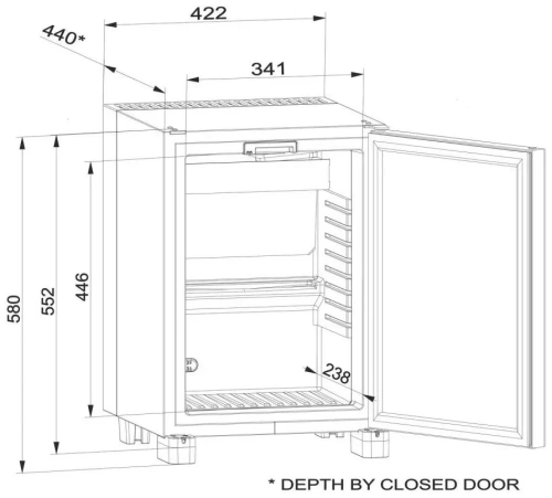 Минибар Dometic RH 449 LDAG фото 4