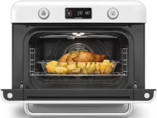 Мини-печь с паром Smeg COF01WHEU фото 9