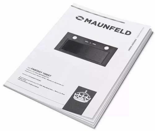 Встраиваемая кухонная вытяжка MAUNFELD Fantasy 1000ST 60 белое стекло фото 12