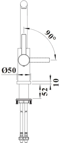 Смеситель Blanco Lanora-F 526179 нержавеющая сталь фото 4