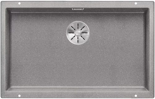 Мойка Blanco SUBLINE 700-U SILGRANIT отводная арматура InFino® алюметаллик