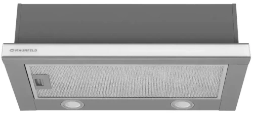 Встраиваемая вытяжка Maunfeld VSQ 60 нержавеющая сталь/белое стекло фото 2