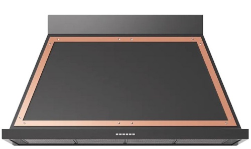 Кухонная вытяжка ILVE ANB120/MGP матовый графит (фурн. медь) Кухонная вытяжка ILVE ANB120/MGP матовый графит (фурн. медь)