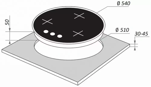 Газовая варочная панель MAUNFELD EGHG.43.23CB\G фото 17