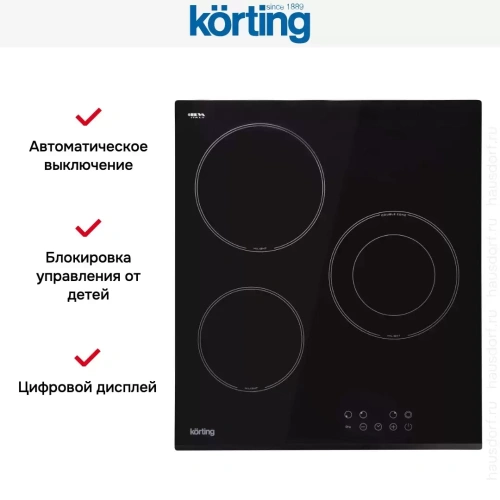 Электрическая варочная панель Korting HK 42034 B фото 10