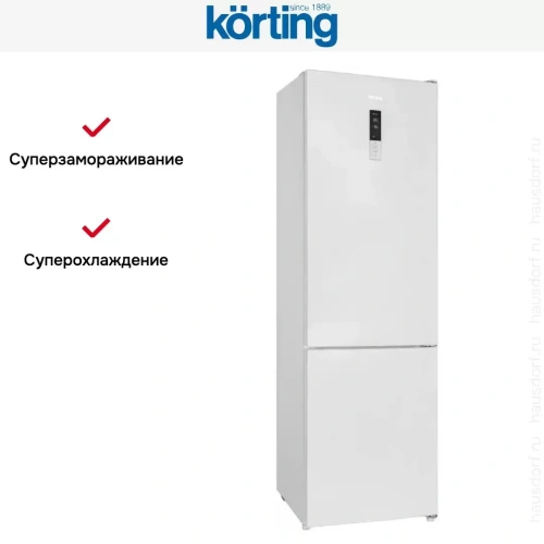 Холодильник Korting KNFC 62370 W фото 15