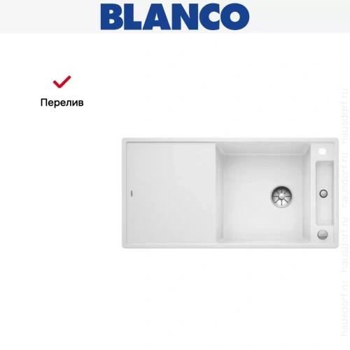 Мойка Blanco AXIA III XL 6 S доска стекло клапан-автомат InFino® белый фото 5