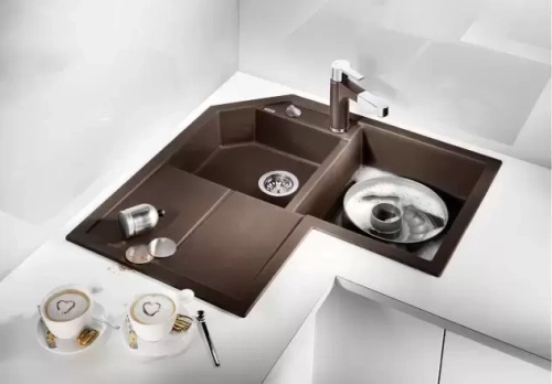 Мойка Blanco Metra 9 E серый беж фото 5