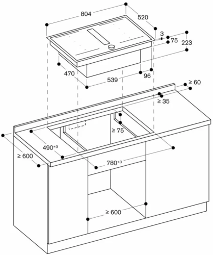 Варочная панель с вытяжкой Gaggenau CV282111 фото 6