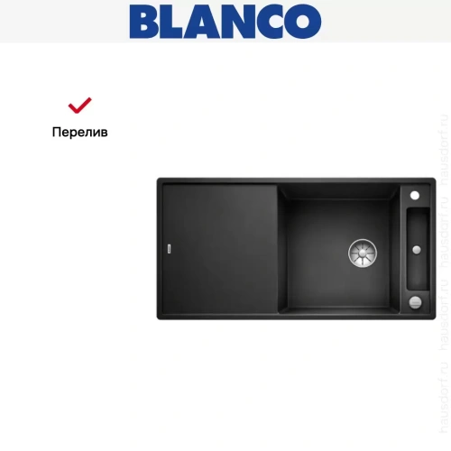 Мойка Blanco AXIA III XL 6 S доска стекло клапан-автомат InFino® антрацит фото 5