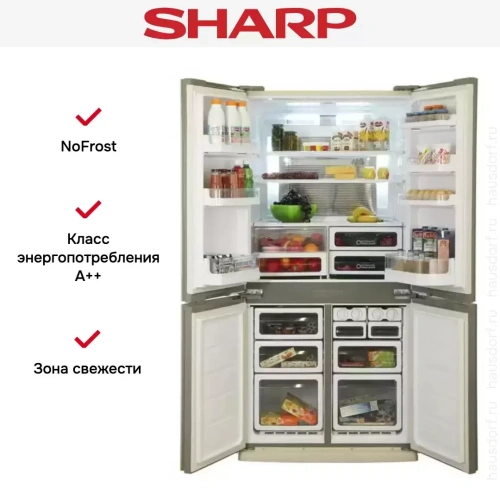 Многокамерный холодильник Sharp SJEX98FBE фото 3
