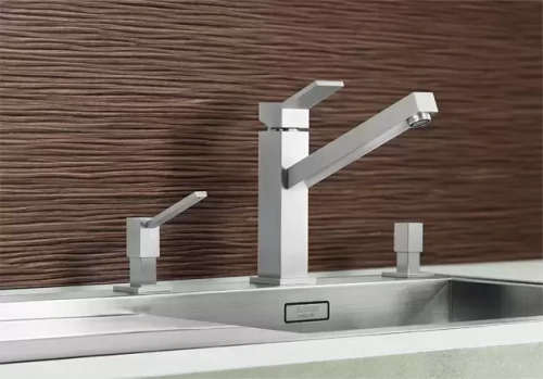 Смеситель Blanco Quadris нержавеющая сталь полированная фото 4