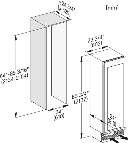 Встраиваемый винный шкаф Miele KWT 2672 VIS MasterCool фото 9