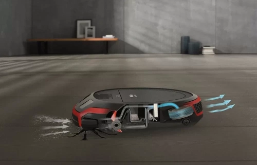 Робот-пылесос Miele SLQL0 Scout RX2 манговый красный фото 2