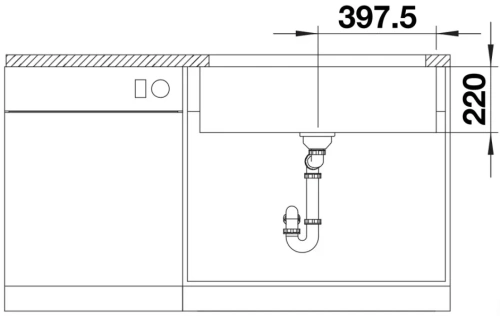 Мойка BLANCO VILLAE Single глянцевый белый фото 6