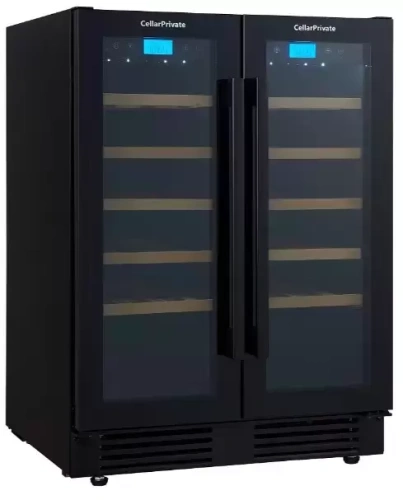 Встраиваемый под столешницу винный шкаф CellarPrivate CP042-2TB