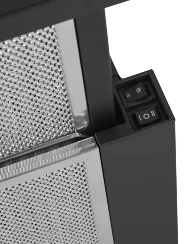 Встраиваемая вытяжка Maunfeld Clyde 60 черное стекло фото 13